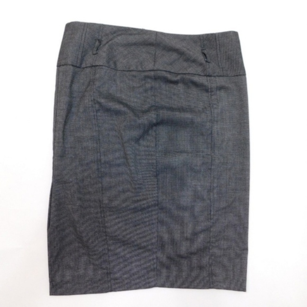 Stooshy Womens Junior 7 Black Pencil Skirt Waist